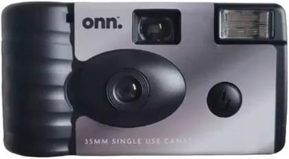 Onn Focus One Time Use 35mm 5MP Camera with Flash, Pre-Loaded Film, 27 Exposures, Easy Point-and-Shoot for Travel, Events, Weddings & Everyday Adventures | 100130487