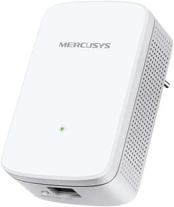 Mercusys ME10 Single Band Wi-Fi 4 Range Extender, N300, 300Mbps 2.4GHz, 1x 100Mbps Port, AP Mode, WPS, Multicolor LED, Wall-Mount, WPA2-PSK, 3.2W, White | ME10