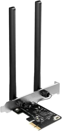 Mercusys MA30E AC1200 Dual Band Wi-Fi 5 PCIe Adapter, 867Mbps 5GHz, 300Mbps 2.4GHz, Bluetooth 5.0, MU-MIMO, 2x High-Performance Antennas, Plug & Play, WPA3, Win 10/11, Black | MA30E