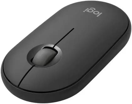 Logitech Pebble 2 M350S Computer Mouse, Ambidextrous Design, Up to 4000 DPI Range, Multi-Device Pairing, Bluetooth Connectivity, Silent Clicks w/ Silent Touch Technology, Tonal Graphite | 910-007015