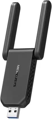 Mercusys MA32H AC1300 Wi-Fi 5 High-Gain Dual Band USB Adapter, 867Mbps 5GHz, 400Mbps 2.4GHz, MU-MIMO, 2x High-Gain Antennas, USB 3.0, Pre-Loaded Driver, Plug & Play, WPA3, Win 10/11 | MA32H