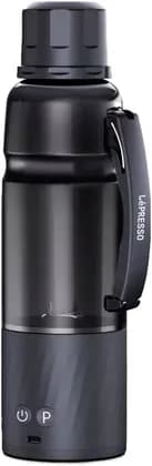 Lepresso Juvelix Portable Blender 370W with 6 Stainless Steel Blades, 22,000 RPM Motor, 600mL Capacity, Rechargeable Battery, Pulse Mode & BPA-Free Design, Black | LPCFFJPB72BK