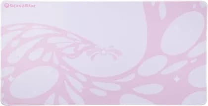 GravaStar Gaming Mouse Pad, 800 x 400 mm Size, 3mm Height, Non-Slip Bottom, Waterproof, Pink | GS A8_MPD_R_PNK