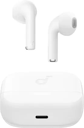 ANKER Soundcore K20i Headphones, Semi-in-Ear Earbuds, Bluetooth Wireless, 36H Playtime, ENC 2-Mic Clear Calls, Custom EQ, IPX5, Bluetooth 5.3, App Control, White | K20i
