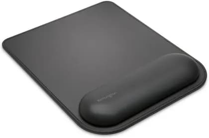 Kensington ErgoSoft Wrist Rest Mouse Pad, Ergonomic Design With Gel Wrist Support, Ultra Soft Comfort Surface, High Precision Tracking, Non Slip Base, Easy Clean, Black | K52888EU
