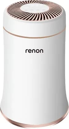 RENON Air Purifier Lite AP100, 360° Air Circulation, 3-Stage Filtration, HEPA & Activated Carbon, PM2.5 Display, 4 Operating Modes, Quiet Air Cleaner for Home, Bedroom & Office, White | AP100