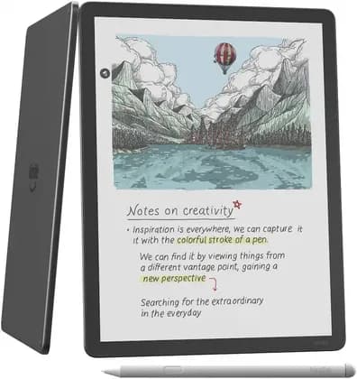 Amazon Kindle Scribe Colorsoft (2025), 11-Inch Paper-Like Color Display E-Reader with Front Light, 32GB Storage, Digital Notebook, Premium Pen, Wi-Fi Bluetooth, Graphite | 840414663039