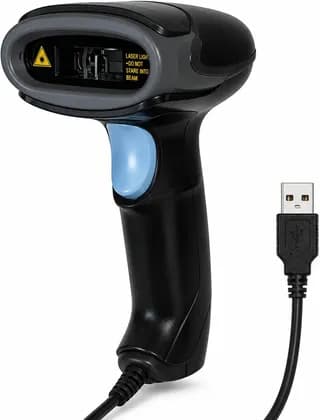AL BASEET BAS-S014P Wired 2D Barcode Scanner, USB 1D/2D & QR Code Reader for POS, CMOS Imaging Technology, High-Speed Scanning, Retail & Warehouse, Black | BAS-S014P