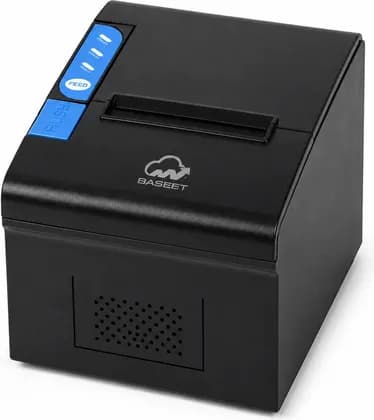 AL BASEET BAS-164 80mm Thermal Receipt Printer, 203 DPI High-Speed Direct Thermal POS Printer, USB & Ethernet, Clear Print Quality, Black | BAS-164