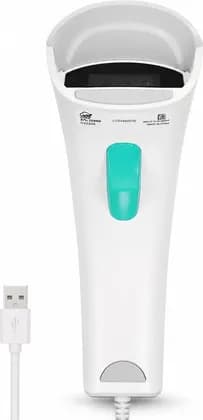 AL BASEET BAS-141 Wired Handheld 1D/2D Barcode & QR Code Scanner, White USB POS Reader for Retail & Warehouse, High-Speed Scanning, CMOS Imaging Technology, White | BAS-141