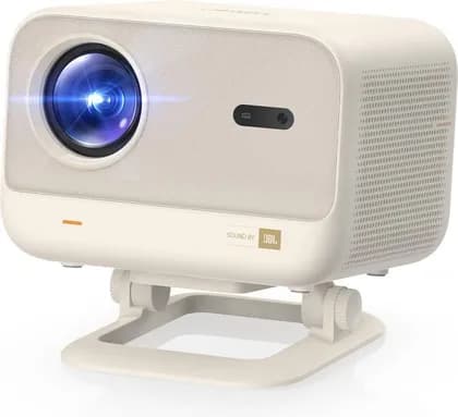 Yaber 4K Projector, Auto Obstacle Avoidance, L2 Plus JBL/Dolby 1080P, FHD HDR10, Auto Focus & Keystone Correction, WiFi/Bluetooth Home Cinema 20° Rotation, White | 4K-Projector