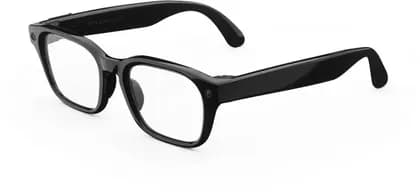Meta Adventurer Smart Glasses 49-22 Size with Meta AI, Hands-Free Calling, 20+ Language Translation, Photo & Video Capture, Open-Ear Audio, Clear Lense, Classic Black | SK-1001879-01