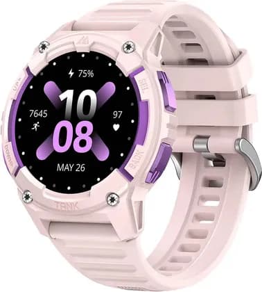 Kospet TANK S2 Smartwatch, 170+ Sports Modes, 6 Satellite Systems, Dual-Band GNSS, Bluetooth Calling, 5ATM & IP69K Water Resistance, Compass & Altimeter, Violet Pink | TANK-S2