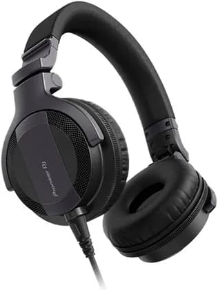 Pioneer DJ HDJ-CUE1 DJ Headphones - 40mm Dynamic Drivers, Bass-Optimized Sound, Swivel Earcups, Foldable Design & Detachable Coiled Cable for DJ Monitoring & Everyday Listening, Black | HDJ CUE1