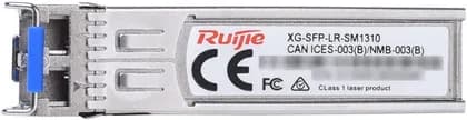 Ruijie XG-SFP-LR-SM1310 LR SFP+ DOM Duplex LC SMF Optical Transceiver Module, RG 10GBASE Series, 10Gpbs Data Rate, 1310nm Wavelength, 10km Reach, Blue | XG-SFP-LR-SM1310