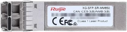 Ruijie XG-SFP-SR-MM850 10GBASE-SR SFP+ 850-nm 300-m DOM Duplex LC MMF Optical Transceiver Module, 1.5W Power, IEEE 802.3z Gigabit Ethernet, Gray | XG-SFP-SR-MM850