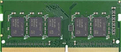 Synology 4GB DDR4 SO-DIMM ECC Memory Module, 4GB (1 x 4GB) Capacity, 260-Pin SO-DIMM, Unbuffered, ECC, Compatible With RS1221RP+, RS1221+, DS1821+, DS1621+ | D4ES01-4G