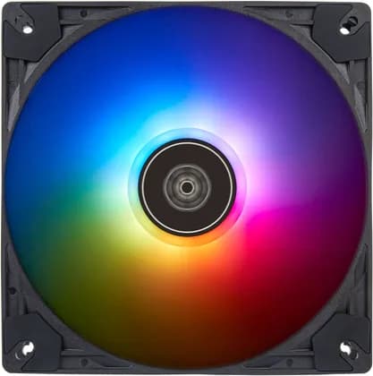 SilverStone VISTA 140 ARGB Case Fan, 140mm PWM ARGB Fan, 1600 RPM Fan Speed, 86 CFM Fan Airflow, Hydraulic Bearing, 4 Pin PWM Connector + 4-1 Pin ARGB (5V LED) Black | SST-VS140B
