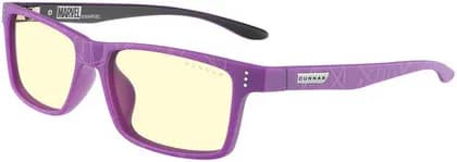 Gunnar Black Panther Edition Cruz Wearable Technology, Nylon Frame, Wide Format Lens, Blocks Harmful Blue Light and 100% UV Light, Protective Glasses, Black Panther | CRU-12013