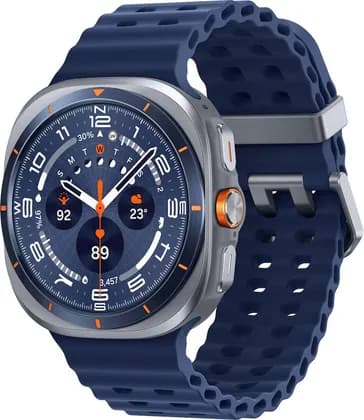 SAMSUNG 2025 Galaxy Watch Ultra Smartwatch, 1.5" Super AMOLED Display, Accelerometer, Barometer, Gyro Sensor, 10 ATM Water Pressure, GPS, Bluetooth v5.3, 47mm, Titanium Blue | SM-L705