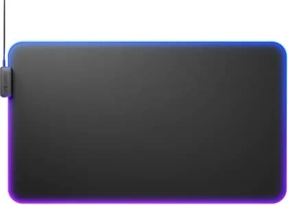 Glorious GMP 2 GLED RGB Gaming Mouse Pad, 2-Zone RGB Lighting, InfiniGlow RGB Edge, Grippy Rubber Base, Precision Cloth Surface, Consistent X/Y Glide, XXXL, Black | GLO-MP2-GLED-3XL-B