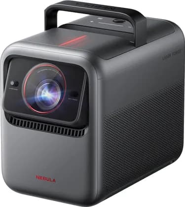 Anker Soundcore Nebula X1 4K Triple Laser Projector, 3500 ANSI Lumens, Micro Gimbal, Google TV, Dolby Audio, Auto Keystone, Autofocus, HDMI 2.1 eARC, Up To 300" Screen, Gray | D23512F1