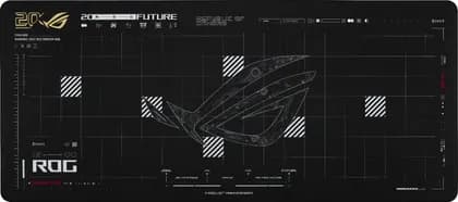 Asus ROG Scabbard II XXL Edition 20 Gaming Mouse Pad, 900 x 400mm XXL Size, 3mm Thick Cloth Surface, Water Oil Dust Repellent, Anti Fray Stitched Edges, Non Slip Base | 90MP05H0-BPUA00