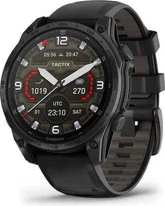 Garmin Tactix 8 AMOLED Tactical GPS Smartwatch, 47mm, 1.4" Display, Sapphire Glass, Black DLC Titanium, Multi Band GPS, Ballistics Ultralight Solver, 10 ATM | 010-03405-01