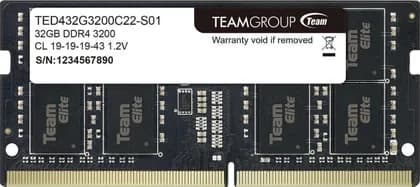 TeamGroup ELITE 32GB 3200MHZ Laptop Memory | TED432G3200C22-S01