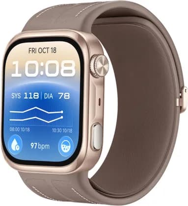 HUAWEI WATCH D3 Smartwatch, 1.92-Inch AMOLED Display, Medical-Grade Blood Pressure Monitoring, ECG, Heart Rate & SpO2 Tracking, Health Monitoring, Up To 10 Days Battery Life, Mocha Gold | WATCH D3