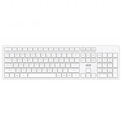 Keyboard 2E KS260 WL BT White