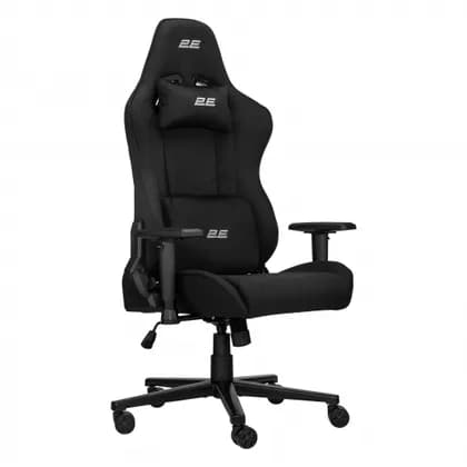 Кресло 2E GAMING BUSHIDO Lite, ткань, 2D-Armrests, чёрный