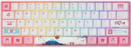 Клавиатура Akko 3061S World Tour Tokyo R2 RGB Hotswappable Cherry Profile Gateron Orange RGB