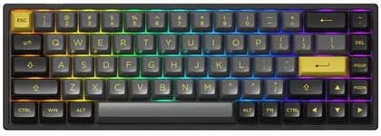Клавиатура Akko 3068B Plus Black&Gold CS Jelly Purple RGB