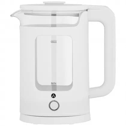 Электрочайник Ardesto EKL-T31GW  1,5л, 1500Вт, стекло+пластик, белый