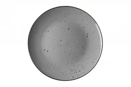 Тарелка обеденная Ardesto Bagheria, 26 см, Grey, керамика (6 шт в коробке)