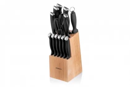 Набор ножей Ardesto Gemini Gourmet 14 пр., нерж.сталь, пластик, каучуковый блок