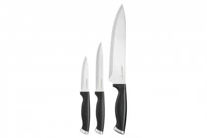 Набор ножей Ardesto Gemini Gourmet 3 пр., черный, нержавеющая сталь, пластик