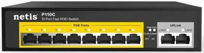 Коммутатор Netis P110C 8xFE PoE, 2xFE, неуправляемый