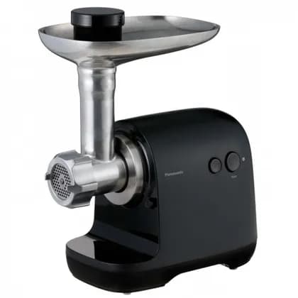 Panasonic grinder, 1700W, bowl-3L, 3 cutting plates, sausages nozzle, plastik, bleak