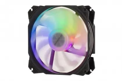 Корпусной вентилятор 2E GAMING AIR COOL (ACF120PA-ARGB ), 120мм, 2510-4pin + 5V 3pin RGB, белые лопасти, черная рамка