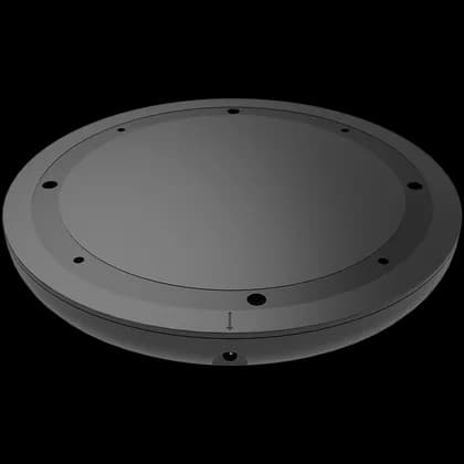 Prestigio ReVolt A2, 5W hidden wireless charger with magnetic sticker, silent, works through glass, wood, plastic, or granite up to 40 mm thick, suitable for all gadgets that support Qi wireless charging standard, black color.