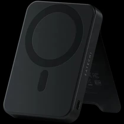 SATECHI Qi2 10K Magnetic Power Bank with Stand (Black)