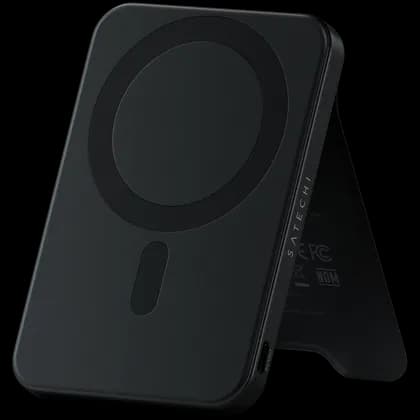 SATECHI Qi2 5K Magnetic Power Bank with Stand (Black)