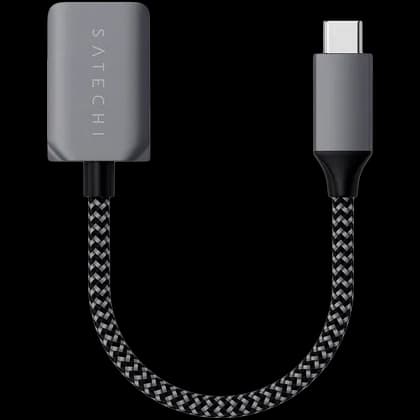 SATECHI USB-C to USB 3.0 Adapter Cable Space Gray