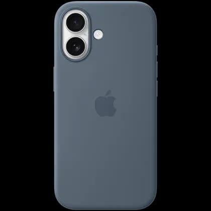 iPhone 17 Silicone Case with MagSafe - Anchor Blue,Model A3558