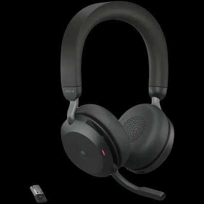 Наушники Jabra Evolve2 75 MS Stereo, беспроводные Bluetooth, накладные, с шумоподавлением, для звонков | 27599-999-999