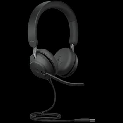 Наушники Jabra Evolve2 40 SE MS Stereo, проводные USB, накладные, для звонков | 24189-999-999