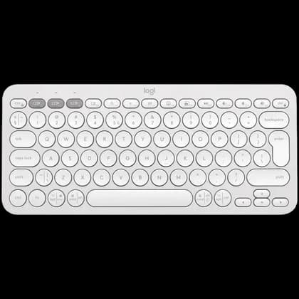 LOGITECH Pebble Keys 2 K380s - TONAL WHITE - US INT'L - BT - INTNL-973 - UNIVERSAL