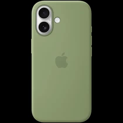iPhone 17 Silicone Case with MagSafe - Light Moss,Model A3558